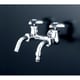 KVK K112SPJ 屋外ホース接続N付二口水栓 [水廻り用品]