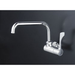 KVK K1801R2 ワンタッチハンドル付横自在水栓 [水廻り用品]