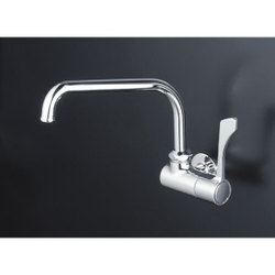 KVK K1801R3 ワンタッチハンドル付横自在水栓 [水廻り用品]