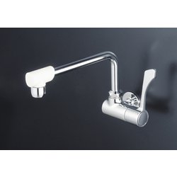 KVK K1801F ワンタッチハンドル付横自在水栓 [水廻り用品]