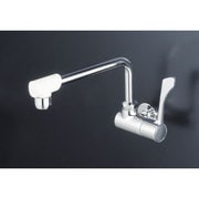 KVK K1801FR3 ワンタッチハンドル付横自在水栓 [水廻り用品]