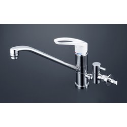 KVK KM5041CTU 流し台混合栓 止水栓付 [水廻り用品]