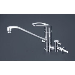 KVK KM5041ZTTU 寒流し台混合栓止水栓付 [水廻り用品]