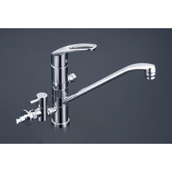 KVK KM5041CTTU2 流し台混合栓 止水栓付 [水廻り用品]