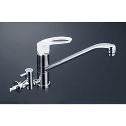KVK KM5041HTU 流し台混合栓 止水栓付 [水廻り用品]