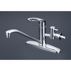 KVK KM5091TTU 流し台混合栓 止水栓付 [水廻り用品]