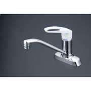 KVK KM5081R20 流し台混合栓 200mmP付 [水廻り用品]