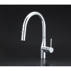 KVK KM6061ZEC 寒 グースネック混合栓 eレバー [水廻り用品]