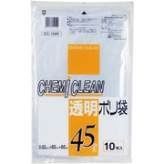 10枚 透明ポリ袋 45L