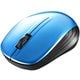 ワイヤレスマウス 無線（2.4GHz）接続式 BlueLED 3ボタンタイプ 電池式 シンメトリーデザイン ブルー BSMBW108BL