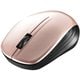 ワイヤレスマウス 無線（2.4GHz）接続式 BlueLED 3ボタンタイプ 電池式 シンメトリーデザイン ベージュピンク BSMBW108BP