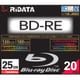 録画用BD-RE スリムケース 25GB 2倍速 インクジェットプリンタ対応 20枚 BD-RE130PW 2×.20P SC C