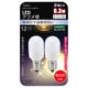 LEDナツメ球 E12 0.3W電球色2P LDT1L-G-E12 AS9-2P