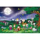 12-048s PEANUTS スヌーピー 満月の下で [ジグソーパズル 1000ピース（完成サイズ：50×75cm）]