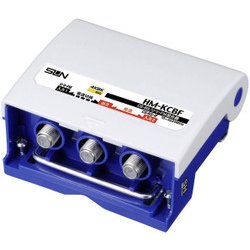 4K・8K衛星放送対応 屋外用CS・BS/UV混合器 HM-KCBF