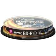 BD-R 10P 1-4× 25GB スピンドルケース ワイドホワイト インクジェットプリンタ対応 BR130RAPW10PA