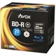 BD-R 20P 1-4× 25GB 5mmスリムケース ワイドホワイト インクジェットプリンタ対応 BR130RAPW20A