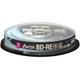 BD-RE 10P 1-2× 25GB スピンドルケース ワイドホワイト インクジェットプリンタ対応 BE130RAPW10PA