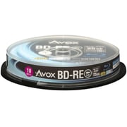 BD-RE 10P 1-2× 25GB スピンドルケース ワイドホワイト インクジェットプリンタ対応 BE130RAPW10PA