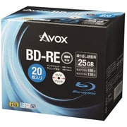 BD-RE 20P 1-2× 25GB 5mmスリムケース ワイドホワイト インクジェットプリンタ対応 BE130RAPW20A