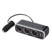 FIZZ-992 [イルミソケットS3 USB4.8A 12V車専用 iPhone 6/6 Plus対応]