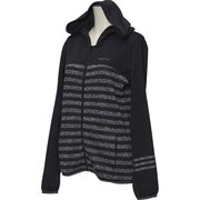 BWV87 AZ6542 J/L [HM ニットフリースジップパーカー W レディース Lサイズ ブラック/DGH ソリッドグレー]