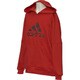 BUE71 AZ7509 J120 [Boys CLIMAWARM スウェット パーカー （裏起毛） 子ども用 120 ビビッドレッドS13/ユーティリティブラックF16]