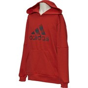 BUE71 AZ7509 J160 [Boys CLIMAWARM スウェット パーカー （裏起毛） 子ども用 160 ビビッドレッドS13/ユーティリティブラックF16]