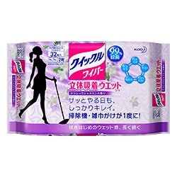 ヨドバシ Com 花王 Kao クイックルワイパー クイックルワイパー 立体吸着ウエットシート クラシックジャスミンの香り 32枚 16枚入 2個 通販 全品無料配達