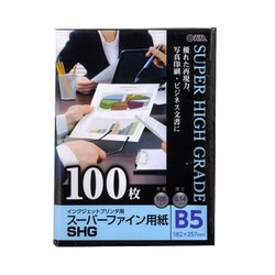 ヨドバシ.com - オーム電機 OHM PA-PSF-B5/100 [スーパーファイン用紙