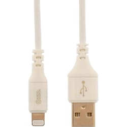 AudioComm USB Type-A to Lightningケーブル 充電/転送 MFi認証 3m ホワイト IP-C30NH-W