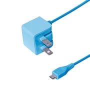 AC充電器 microUSB 1.5m ブルー JYU-AC111BL