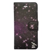 i7-UNV-PU-1074 [iPhone 7用 4.7インチ 手帳型 ケース 星座 パープル]
