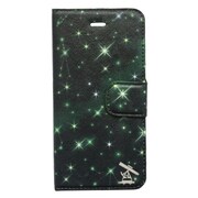 i7-UNV-GR-1075 [iPhone 7用 4.7インチ 手帳型 ケース 星座 グリーン]