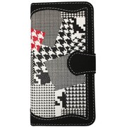 i7-SM-CG-1090 [iPhone 7用 4.7インチ 手帳型 ケース MULTI チェックグレイ]
