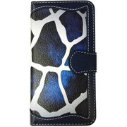 i7-SM-ZN-1091 [iPhone 7用 4.7インチ 手帳型 ケース MULTI ゼブラネイビ]