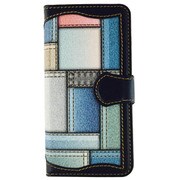i7-SM-PW-1094 [iPhone 7用 4.7インチ 手帳型 ケース MULTI パッチワーク]