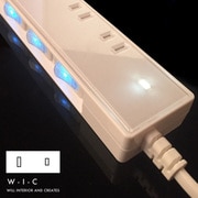 クリスタルリュクス スイッチ付 ホワイト PT405WH