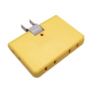 カラーブロックス AC4口 フリップブロック サージ付 イエロー CT002YE