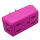 カラーブロックス AC4口 ロングブロック サージ付 ピンク CT003PK