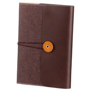 2017年 TACK Diary(タックダイアリー) レザー 月間&週間(レフト) B6 ダークブラウン RFD1711E