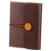 2017年 TACK Diary(タックダイアリー) レザー 月間&週間(レフト) A6 ダークブラウン RFD1712E
