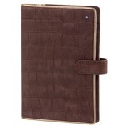 2017年 nofes Diary 月間&週間(レフト) B6 ダークブラウン RFD1721E