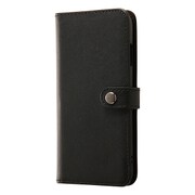 RT-P12RLC2/B [iPhone 7用 4.7インチ ケース 手帳型ケース 本革 スナップボタン ブラック]