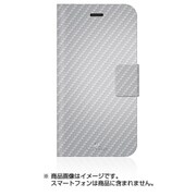 1029ECB08 [iPhone 7用 4.7インチ ケース FLEX CARBON WALLET SILVER]