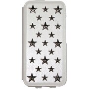 SW-LT102-WH [iPhone 7用 4.7インチ ケース スタッズ二つ折り横開きスタータイプ ホワイト]