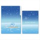 クリアファイル3ポケット ぼのぼの/夜空