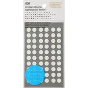 丸シール 8mm スノー S2049