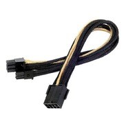 EXT.CABLE PCIE 6+2pin BLACK&GOLD SST-PP07-PCIBG