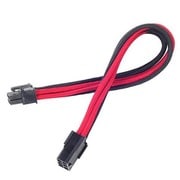 EXT.CABLE PCIE 6pin BLACK&RED SST-PP07-IDE6BR